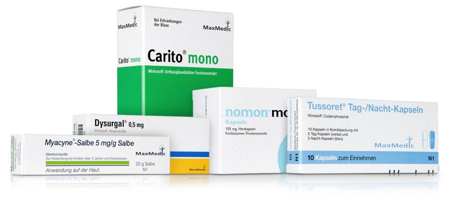 Die Produkte der Maxmedic Pharma GmbH